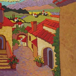 Image of Walking through an Old Village by Claudia Hartley