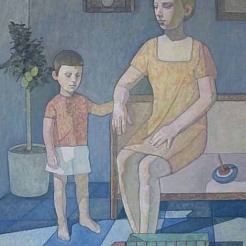 Image of Madre e figlio (Mother and son) by Luigi Gatti