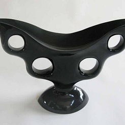 Image of Black Presentation Bowl by Eric Boos