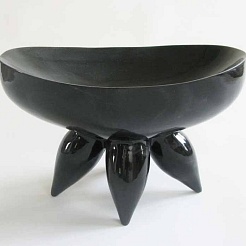 Image of Balanced Black Bowl by Eric Boos