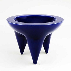 Image of Blue Flat Top Bowl by Eric Boos