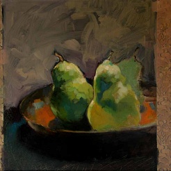 Image of Three Pears by Francis Livingston