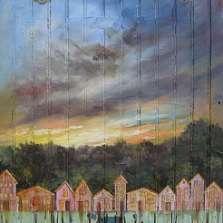 Image of Little Pink Houses by Cyndy Carstens