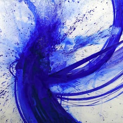 Image of Anunciacio En To De Blau by Quim Bové
