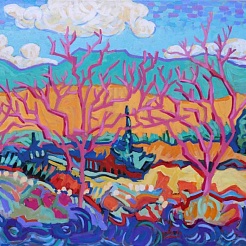 Image of Pink Trees by Claudia Hartley