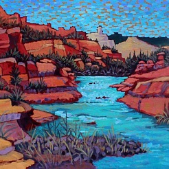 Image of Slide Rock Waters by Claudia Hartley