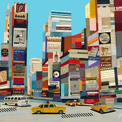 Image of Times Square Orange Crush   by Andy Burgess