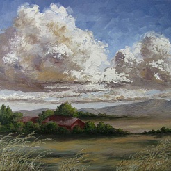 Image of Billows Over the Foothills by Cyndy Carstens