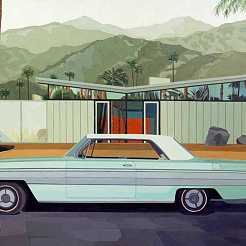 Image of Car in Front of Alexander House   by Andy Burgess