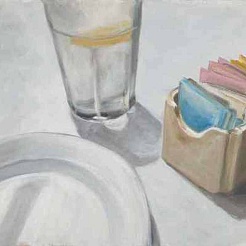 White Plate   by Eve Plumb Image of White Plate   by Eve Plumb