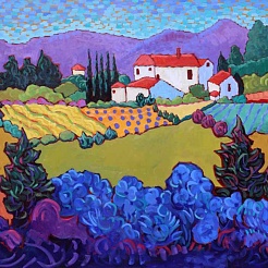 Image of French Villa (Somewhere in France) by Claudia Hartley