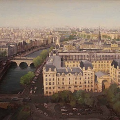 Image of April in Paris (view from Notre Dame Cathedral)   by Brad Aldridge