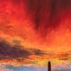 Image of Sunset Virga Serenade by Cyndy Carstens