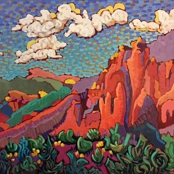 Image of Rugged Desert Mountain (Lake Bartlett) by Claudia Hartley
