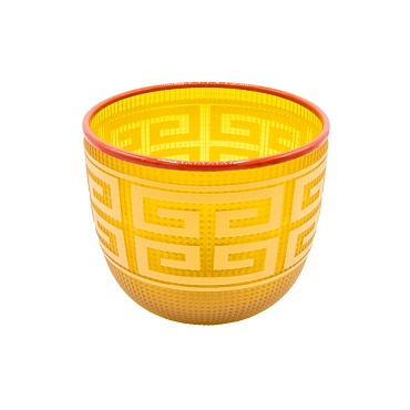 Image of Tlingit Berry Basket- #B20-16 Amber/Orange by Preston Singletary