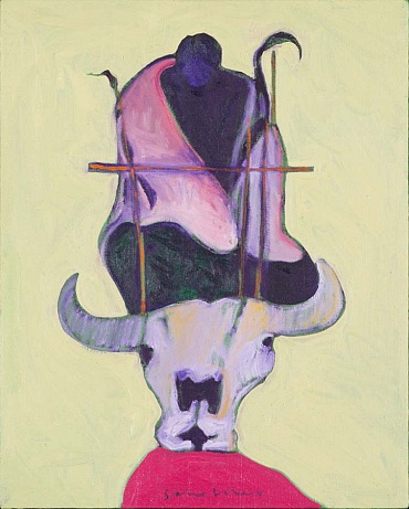 Image of Study: White Buffalo by Fritz Scholder