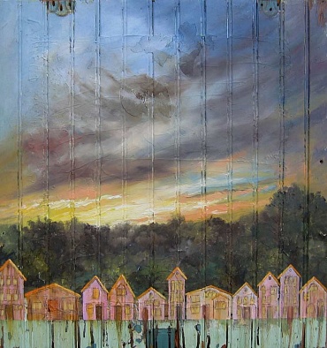 Image of Little Pink Houses by Cyndy Carstens