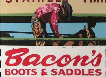 Image of (Bacon's) Boots and Saddles #69/75, C.1981 by Bill Schenck