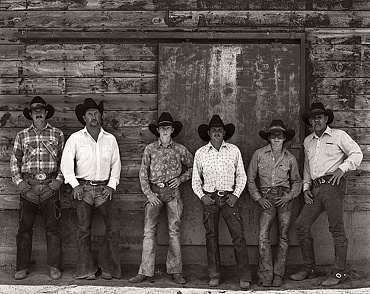 Image of 6 Bell Ranch Cowboys by Jay Dusard