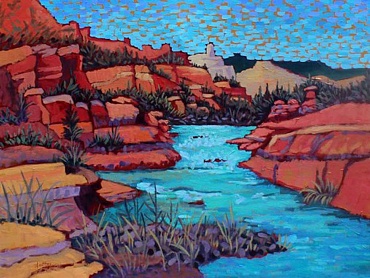 Image of Slide Rock Waters by Claudia Hartley