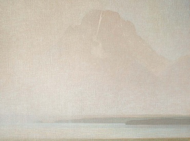 Image of Mt. Moran Through Rain by David Grossmann