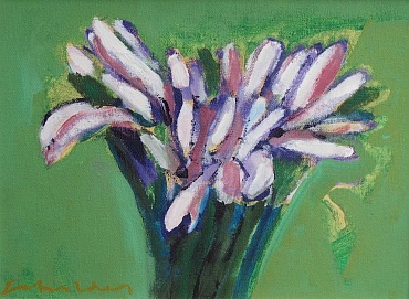Image of Flowers on Green, 2003 by Fritz Scholder