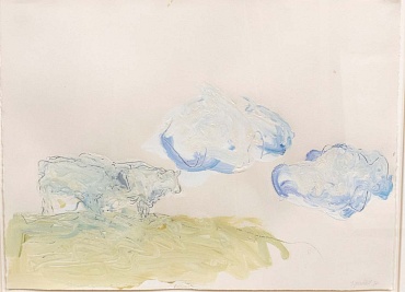 Image of Charolais Drawing 39, 1984 by Theodore Waddell