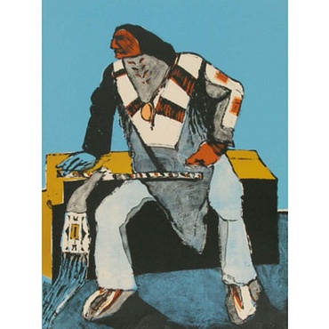 Image of Another Deco Indian, Artist Proof, 1978 by Fritz Scholder