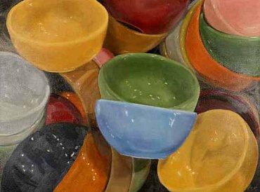 Image of Fishs Eddy Bowls Blue Jewel   by Eve Plumb
