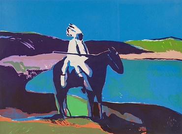 Image of Indian at the Lake (State II) by Fritz Scholder