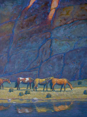 Image of Grazing the Canyon by Howard Post