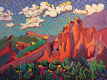 Image of Rugged Desert Mountain (Lake Bartlett) by Claudia Hartley