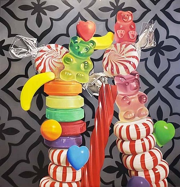 Image of Trio of Gummy Bears by John Schieffer
