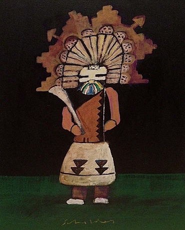 Image of Kachina with Hunting Stick, 2004 by Fritz Scholder